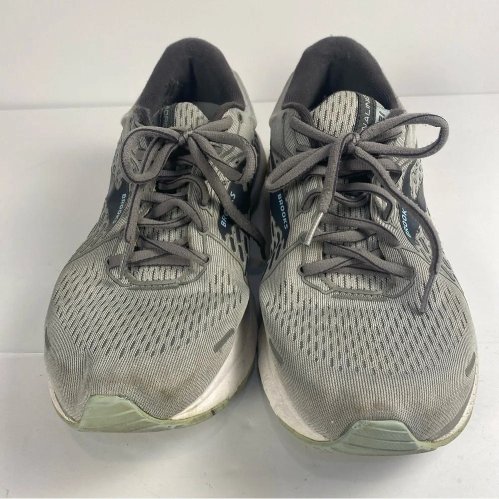 Brooks Adrenaline GTS 21 Running Shoes- Womens- Size 9.5 D- Gray Blue- Sneakers - Picture 2 of 7